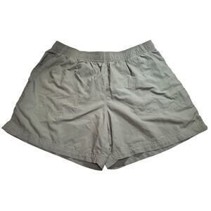 Columbia Active Hiking Workout Shorts Size M Green Lightweight AL4573 1386081